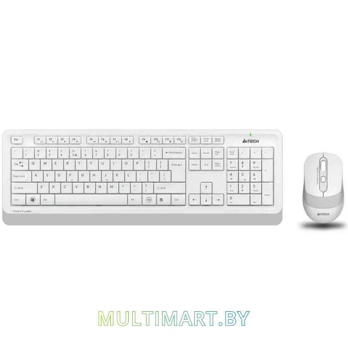 Комплект клавиатура + мышь A4Tech Fstyler FG1010 (белый/серый)